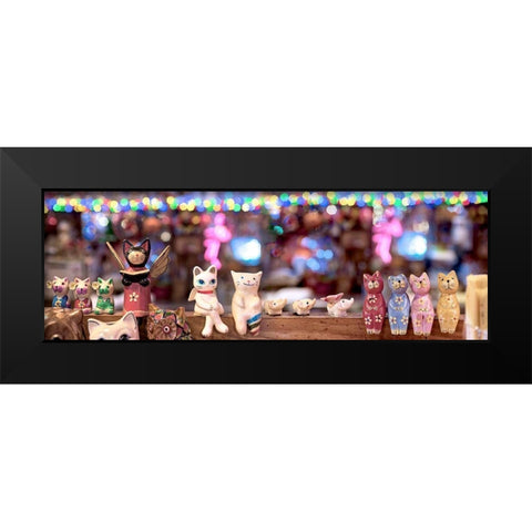 Nagano Cafe 6 Black Modern Wood Framed Art Print by Blaustein, Alan