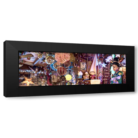 Nagano Cafe 2 Black Modern Wood Framed Art Print with Double Matting by Blaustein, Alan