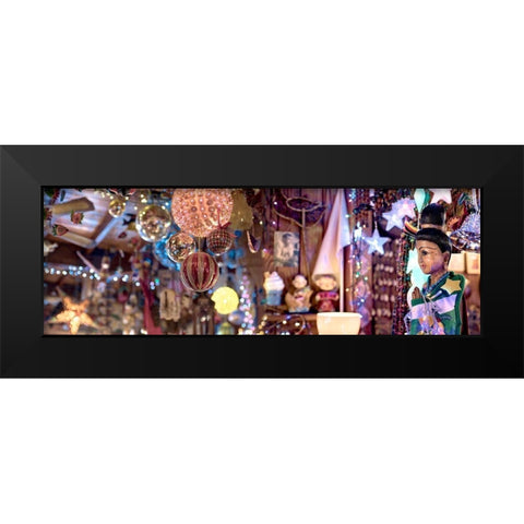 Nagano Cafe 2 Black Modern Wood Framed Art Print by Blaustein, Alan