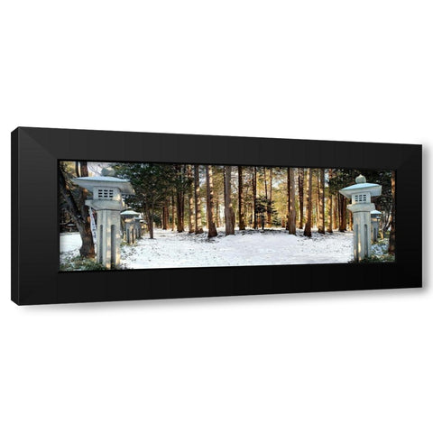 Hokkaido 12 Black Modern Wood Framed Art Print with Double Matting by Blaustein, Alan