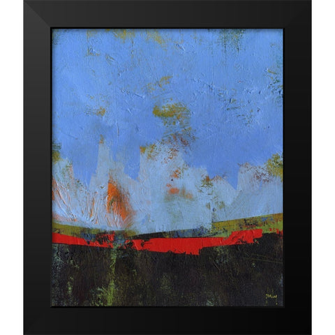 Led Black Modern Wood Framed Art Print by Bailey, Paul