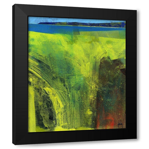Limonite Bay Black Modern Wood Framed Art Print by Bailey, Paul