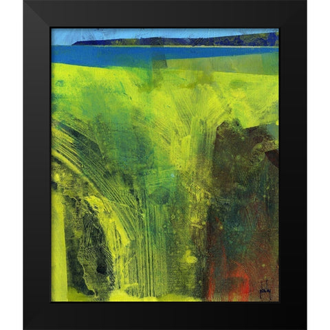 Limonite Bay Black Modern Wood Framed Art Print by Bailey, Paul