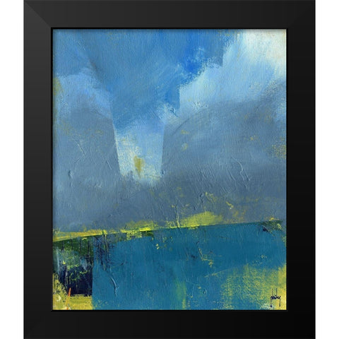 Pasture Black Modern Wood Framed Art Print by Bailey, Paul