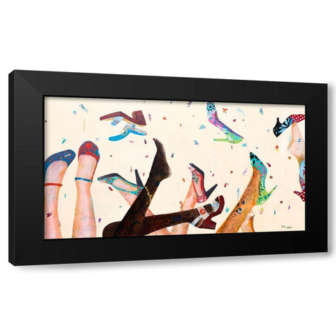 Opening Day at the Salon Black Modern Wood Framed Art Print with Double Matting by Beer, Pamela K.