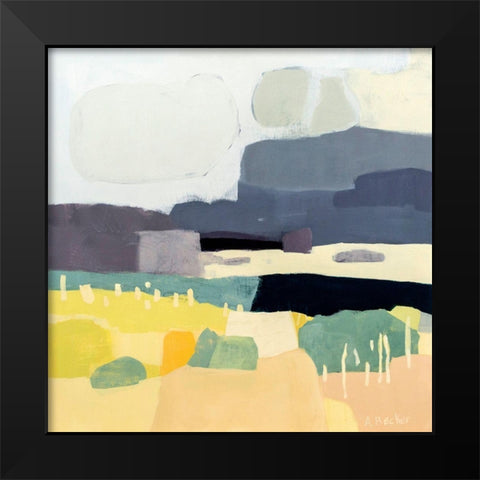 Desert Afternoon Black Modern Wood Framed Art Print by Becker, Anne