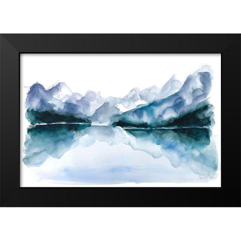 Resolute Black Modern Wood Framed Art Print by Blaise, Tiffany