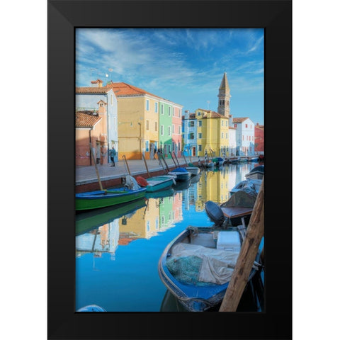 Bruano #13 Black Modern Wood Framed Art Print by Blaustein, Alan