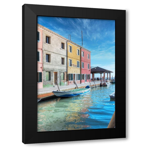 Bruano #11 Black Modern Wood Framed Art Print by Blaustein, Alan