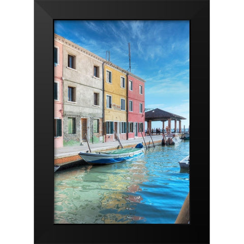 Bruano #11 Black Modern Wood Framed Art Print by Blaustein, Alan