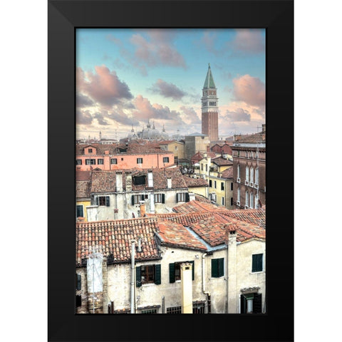 Campanile Vista #2 Black Modern Wood Framed Art Print by Blaustein, Alan