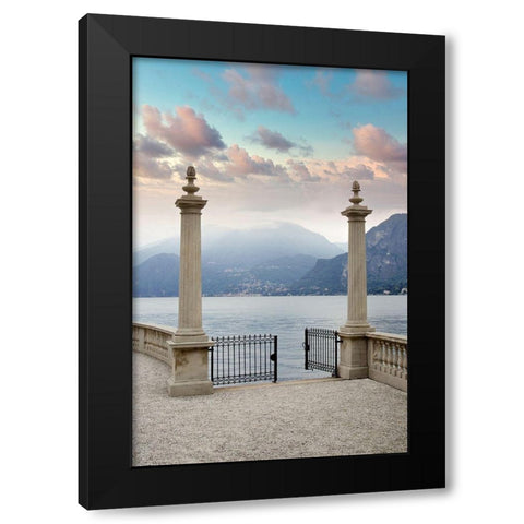 Villa Giardino #8 Black Modern Wood Framed Art Print with Double Matting by Blaustein, Alan