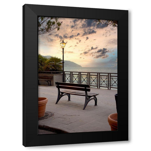 Monterosso Sunrise #1 Black Modern Wood Framed Art Print by Blaustein, Alan