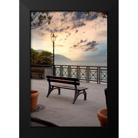 Monterosso Sunrise #1 Black Modern Wood Framed Art Print by Blaustein, Alan