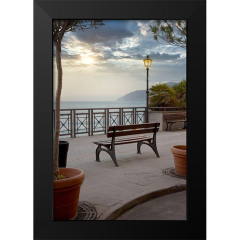 Monterosso Sunrise #2 Black Modern Wood Framed Art Print by Blaustein, Alan