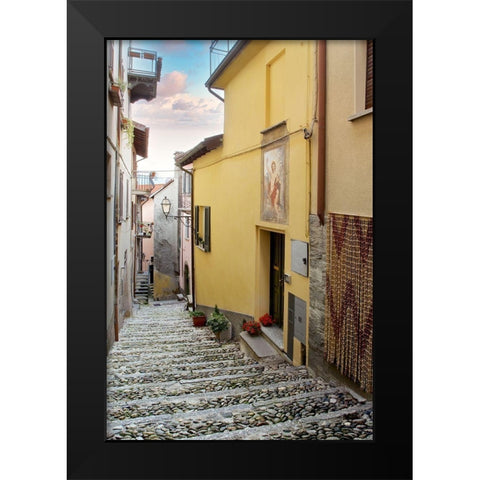 Rezzonico Harbor #3 Black Modern Wood Framed Art Print by Blaustein, Alan