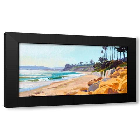 Afternoon Light Black Modern Wood Framed Art Print by Burtt, Marcia