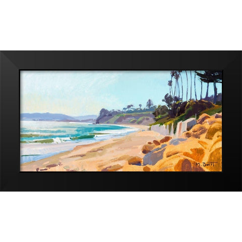 Afternoon Light Black Modern Wood Framed Art Print by Burtt, Marcia