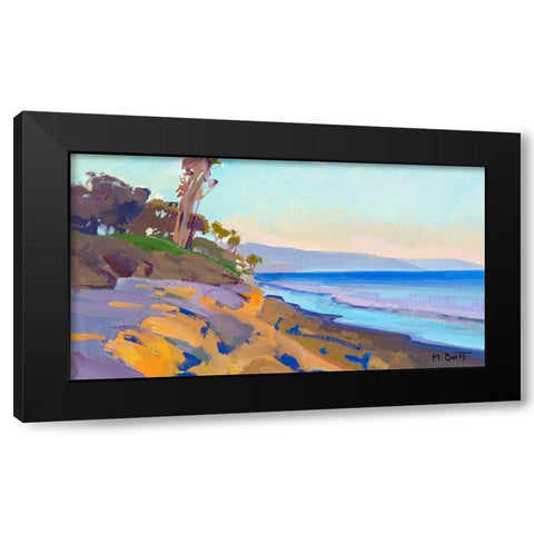 June Light Black Modern Wood Framed Art Print by Burtt, Marcia