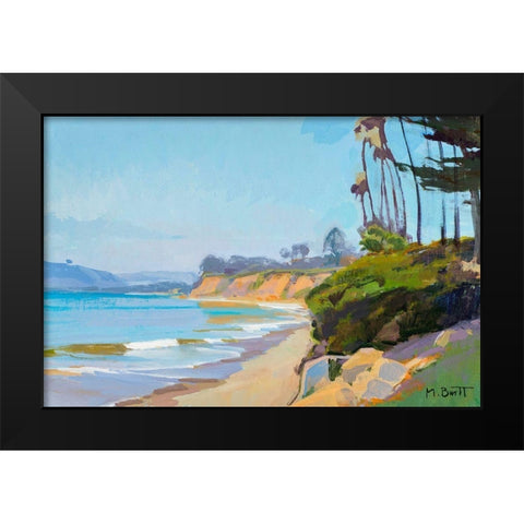 Midday Black Modern Wood Framed Art Print by Burtt, Marcia