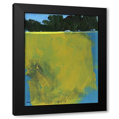 Nicotine Black Modern Wood Framed Art Print by Bailey, Paul