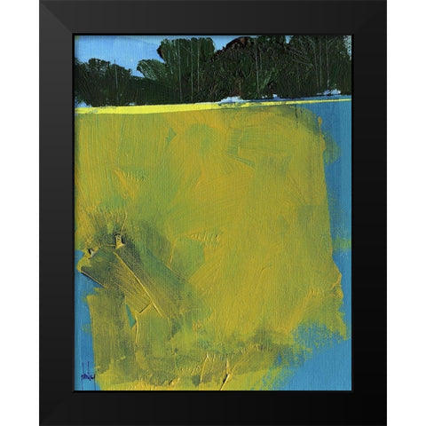 Nicotine Black Modern Wood Framed Art Print by Bailey, Paul