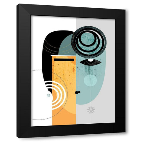 Betrayal of The King Black Modern Wood Framed Art Print with Double Matting by Banerjee, Ishita