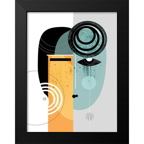 Betrayal of The King Black Modern Wood Framed Art Print by Banerjee, Ishita