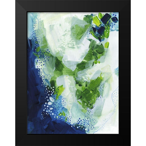 Interlude Black Modern Wood Framed Art Print by Banerjee, Ishita