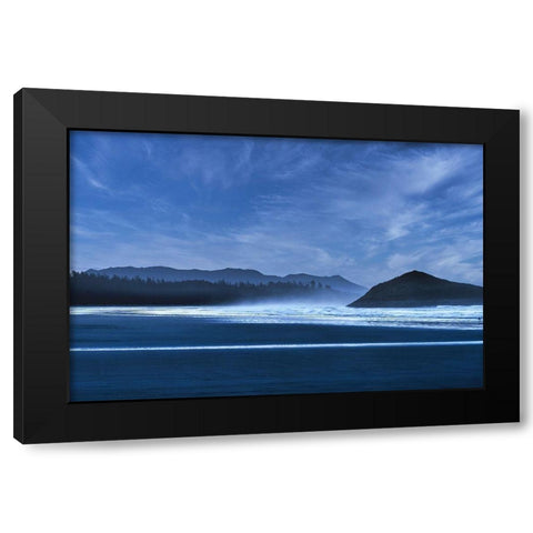 Dawn Black Modern Wood Framed Art Print with Double Matting by Burdick, Chuck