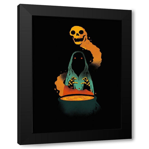 Conjure Black Modern Wood Framed Art Print by Buxton, Michael