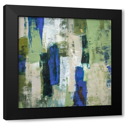 Foret d emeraude Black Modern Wood Framed Art Print by Balbinot, Brigitte