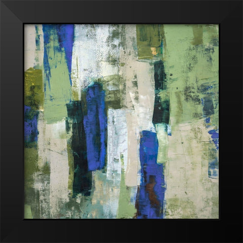Foret d emeraude Black Modern Wood Framed Art Print by Balbinot, Brigitte