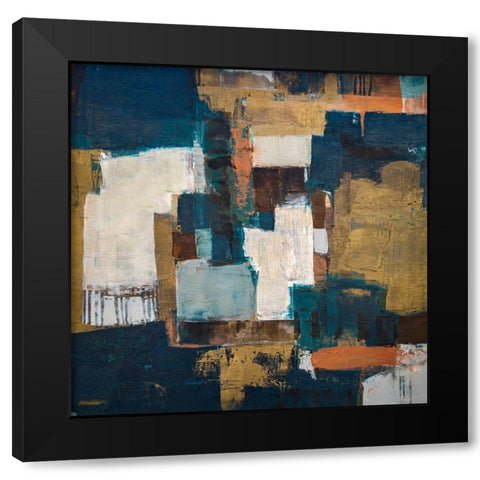 Promenade a Sienne Black Modern Wood Framed Art Print by Balbinot, Brigitte