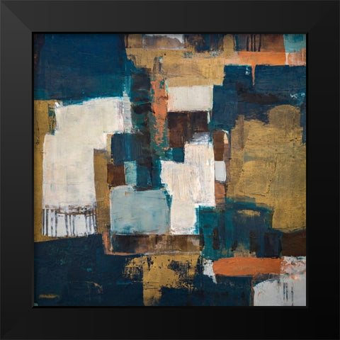 Promenade a Sienne Black Modern Wood Framed Art Print by Balbinot, Brigitte