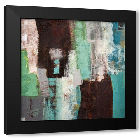 Wabisabi Black Modern Wood Framed Art Print by Balbinot, Brigitte