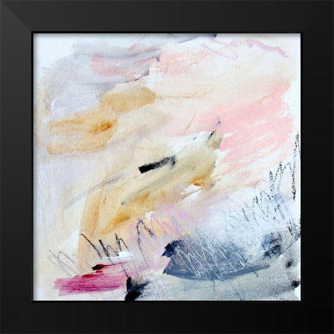 Gestures No. 3 Black Modern Wood Framed Art Print by Bainbridge, Hope
