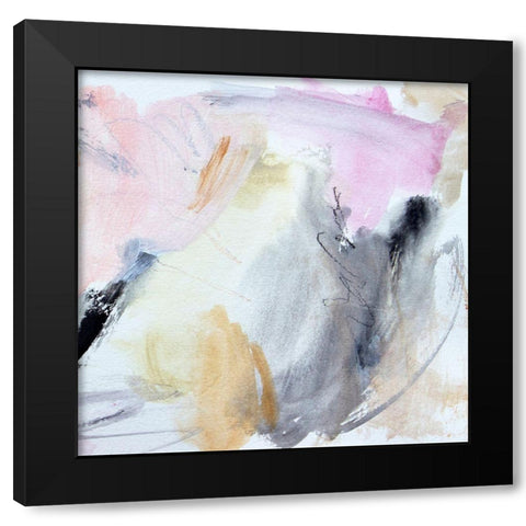 Gestures No. 4 Black Modern Wood Framed Art Print by Bainbridge, Hope