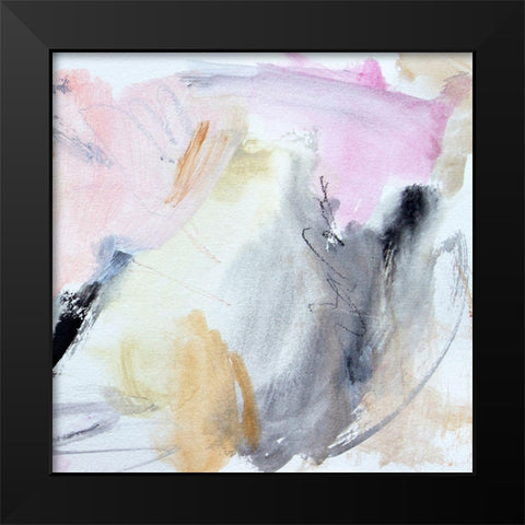 Gestures No. 4 Black Modern Wood Framed Art Print by Bainbridge, Hope