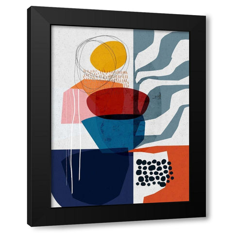 Planted Black Modern Wood Framed Art Print by Banerjee, Ishita