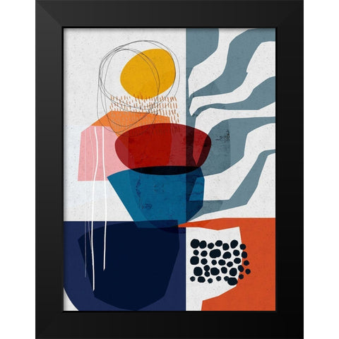 Planted Black Modern Wood Framed Art Print by Banerjee, Ishita