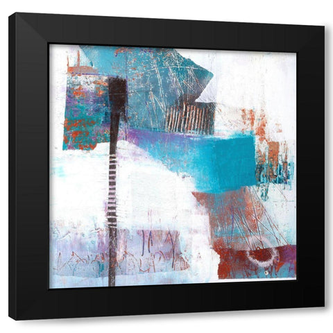 Water Marker Black Modern Wood Framed Art Print with Double Matting by Beer, Pamela K.