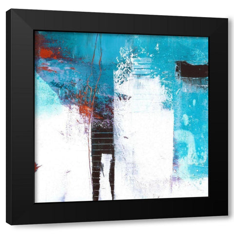 Reflections Black Modern Wood Framed Art Print by Beer, Pamela K.