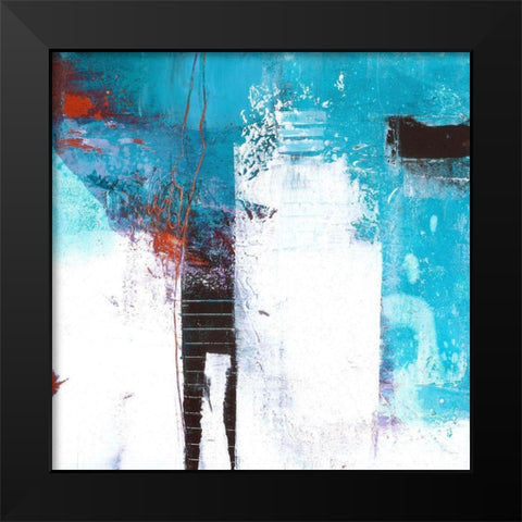 Reflections Black Modern Wood Framed Art Print by Beer, Pamela K.