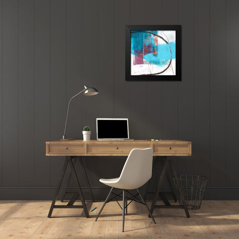 Berthing Sounds Black Modern Wood Framed Art Print by Beer, Pamela K.