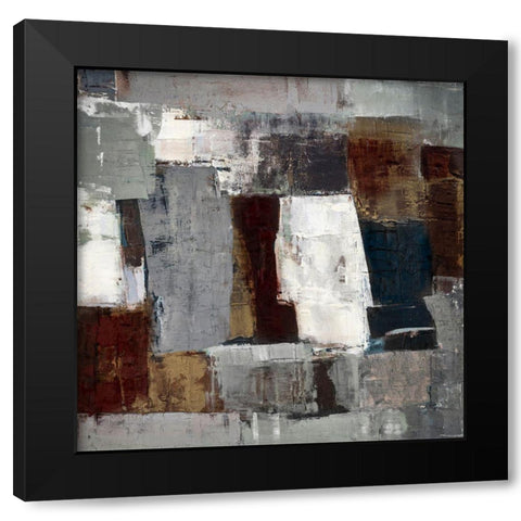 If These Walls Could Talk Black Modern Wood Framed Art Print with Double Matting by Balbinot, Brigitte