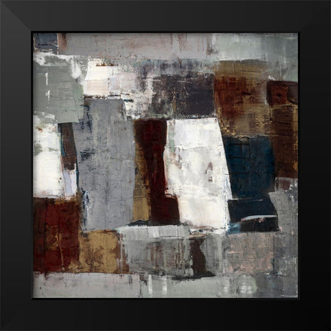 If These Walls Could Talk Black Modern Wood Framed Art Print by Balbinot, Brigitte