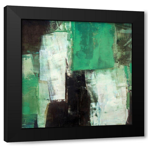 Verdure Black Modern Wood Framed Art Print by Balbinot, Brigitte