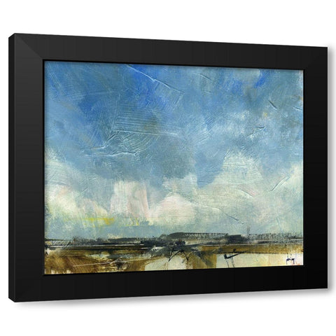 Cold and Clear Black Modern Wood Framed Art Print by Bailey, Paul