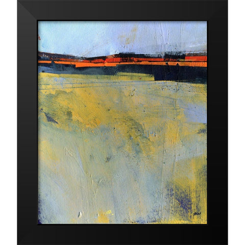Ground Mist Black Modern Wood Framed Art Print by Bailey, Paul
